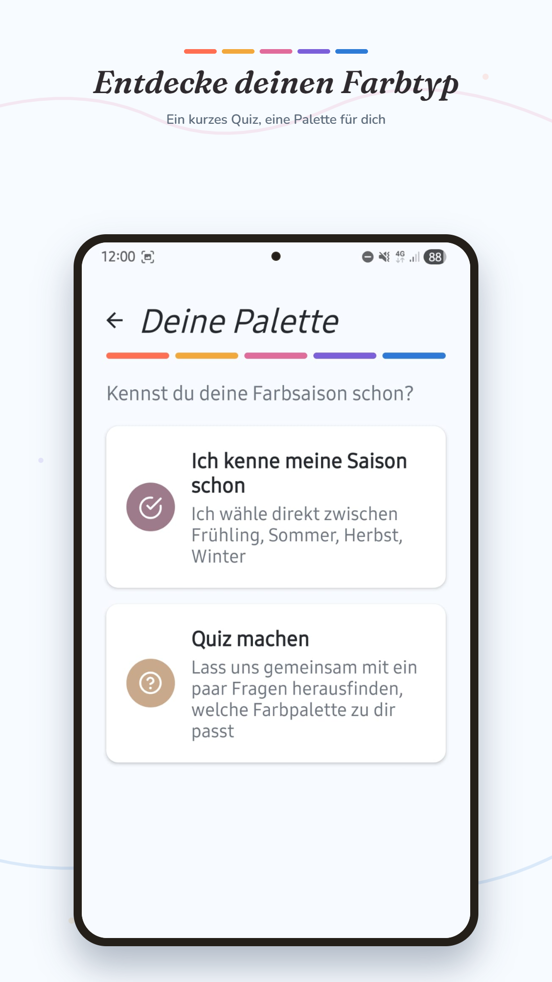 Entdecke deinen Farbtyp