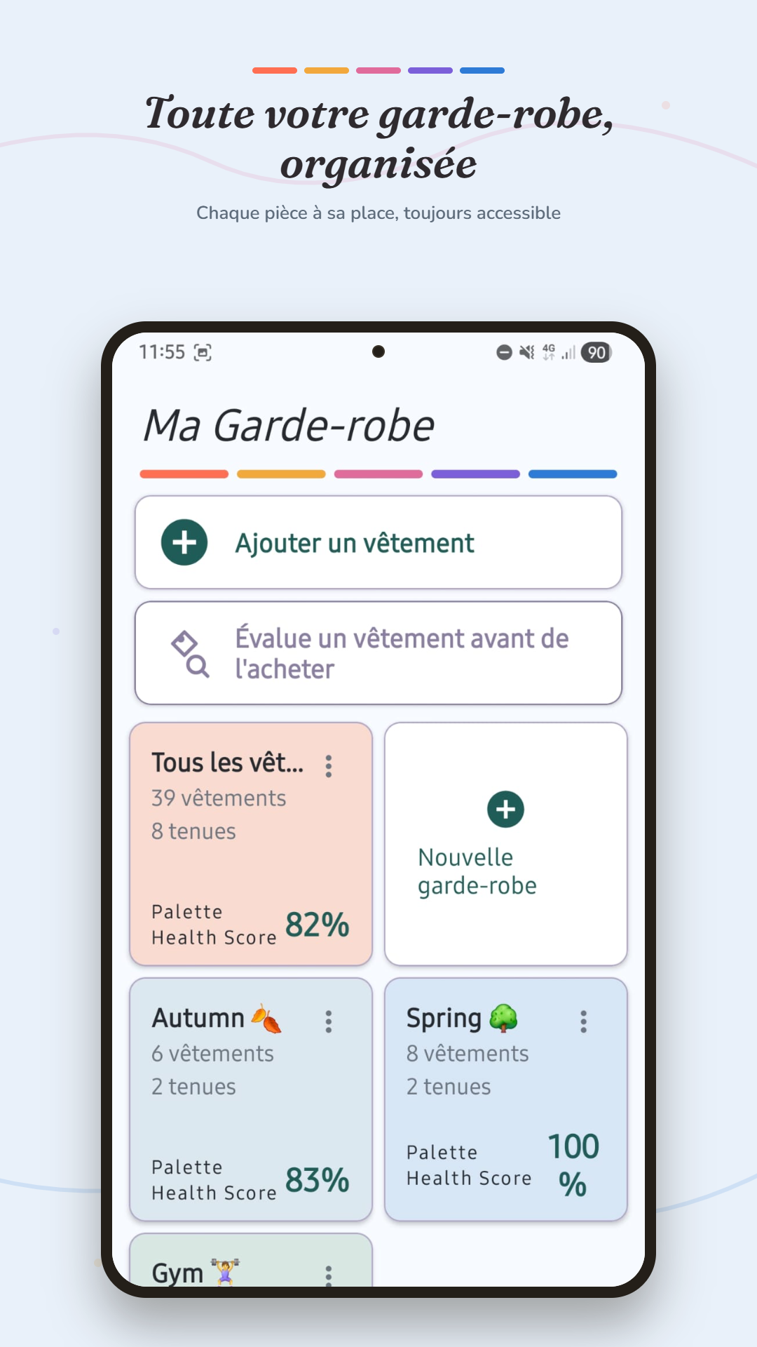 Toute ta garde-robe, organisée