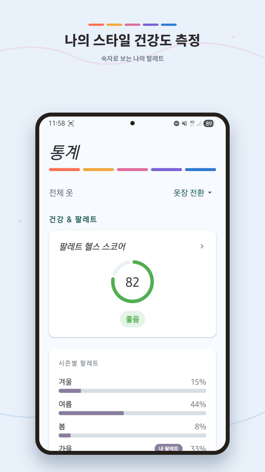 스타일 건강도 측정하기