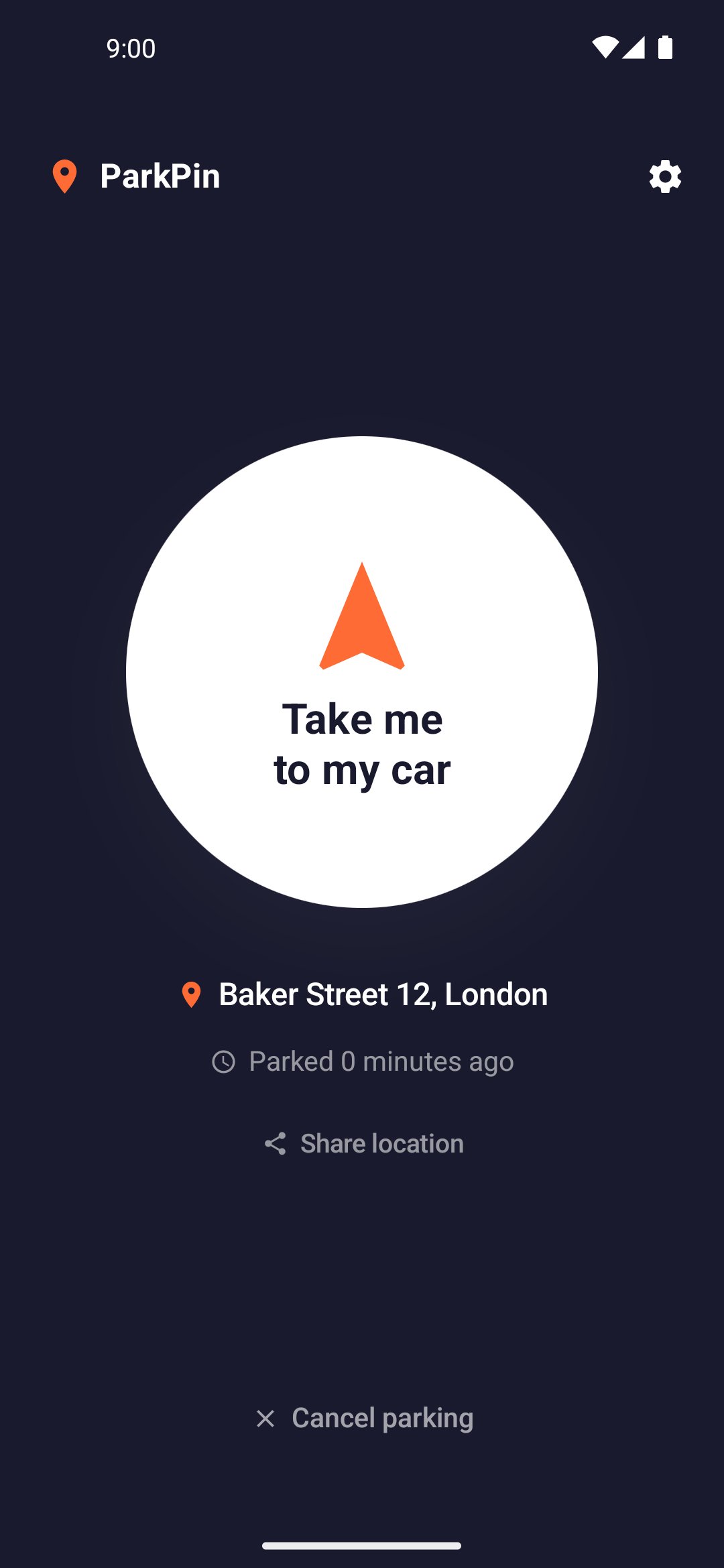Take me to my car